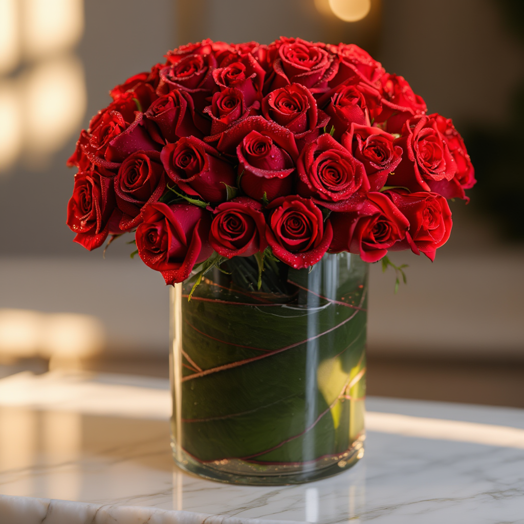 Fiery Roses