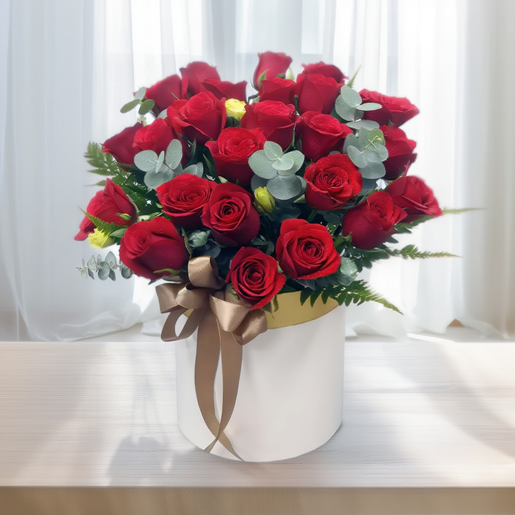 Box of Red Roses