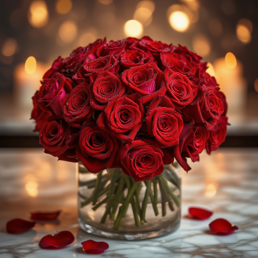 Forever romance vase