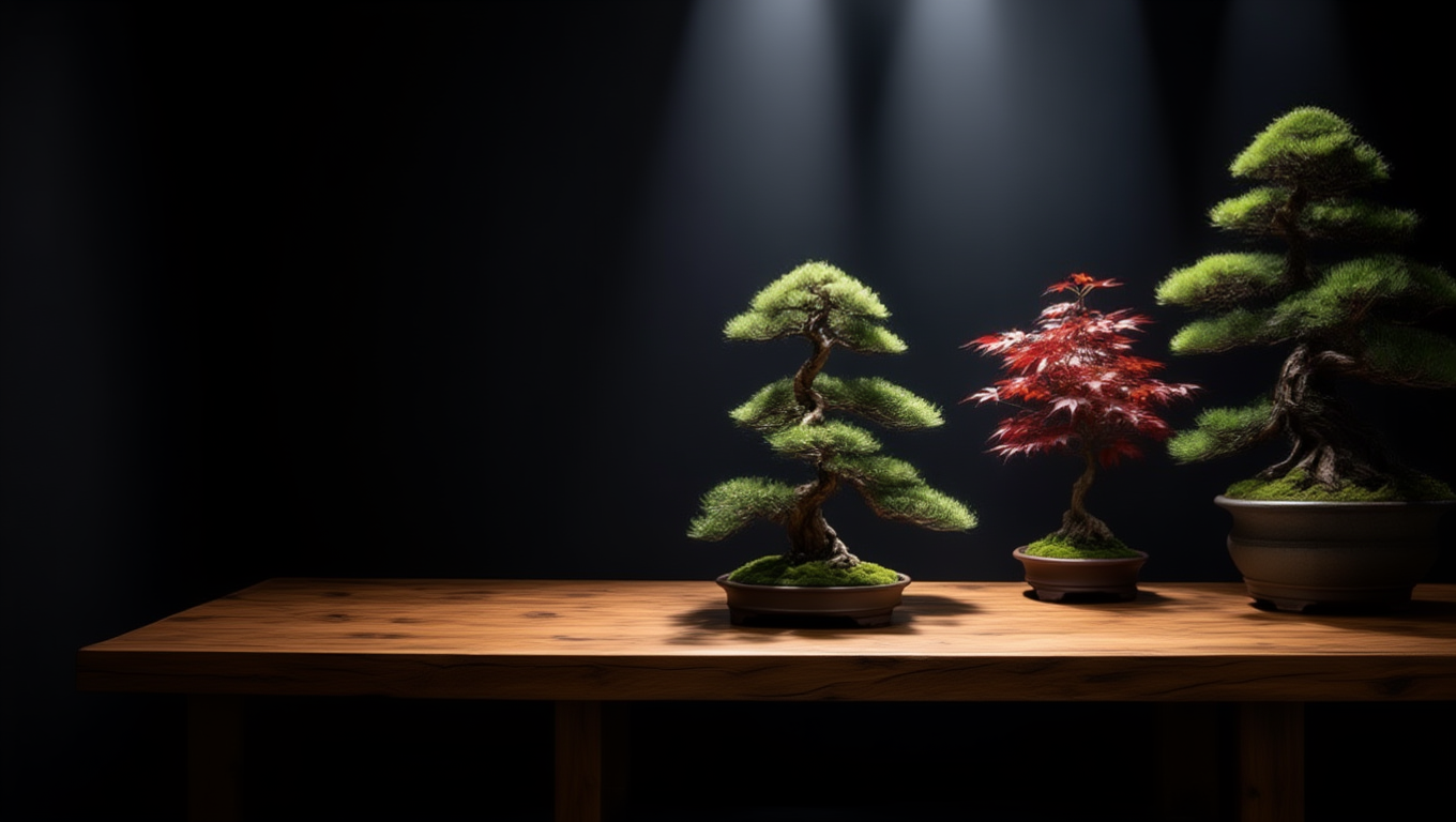 Bonsai tree in decorative pot by Nura Flowers