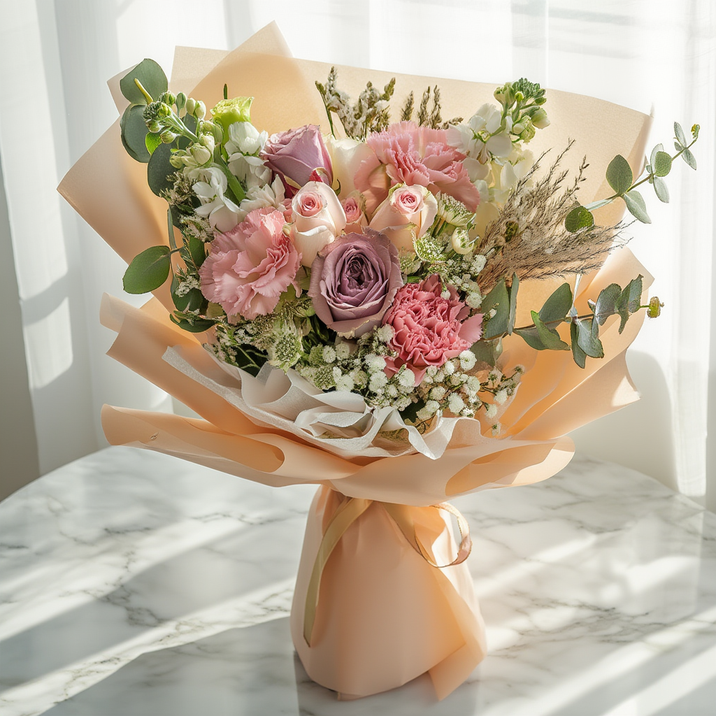 A Pastel Color bouquet
