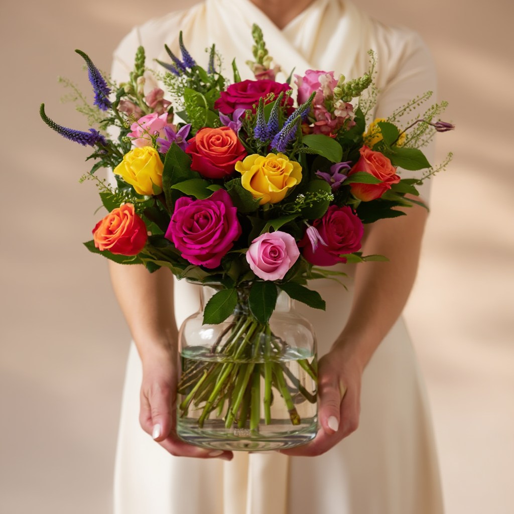 Bouquet of colorful flowers 