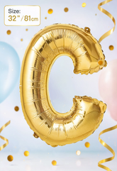 Letter C Foil Balloon 32