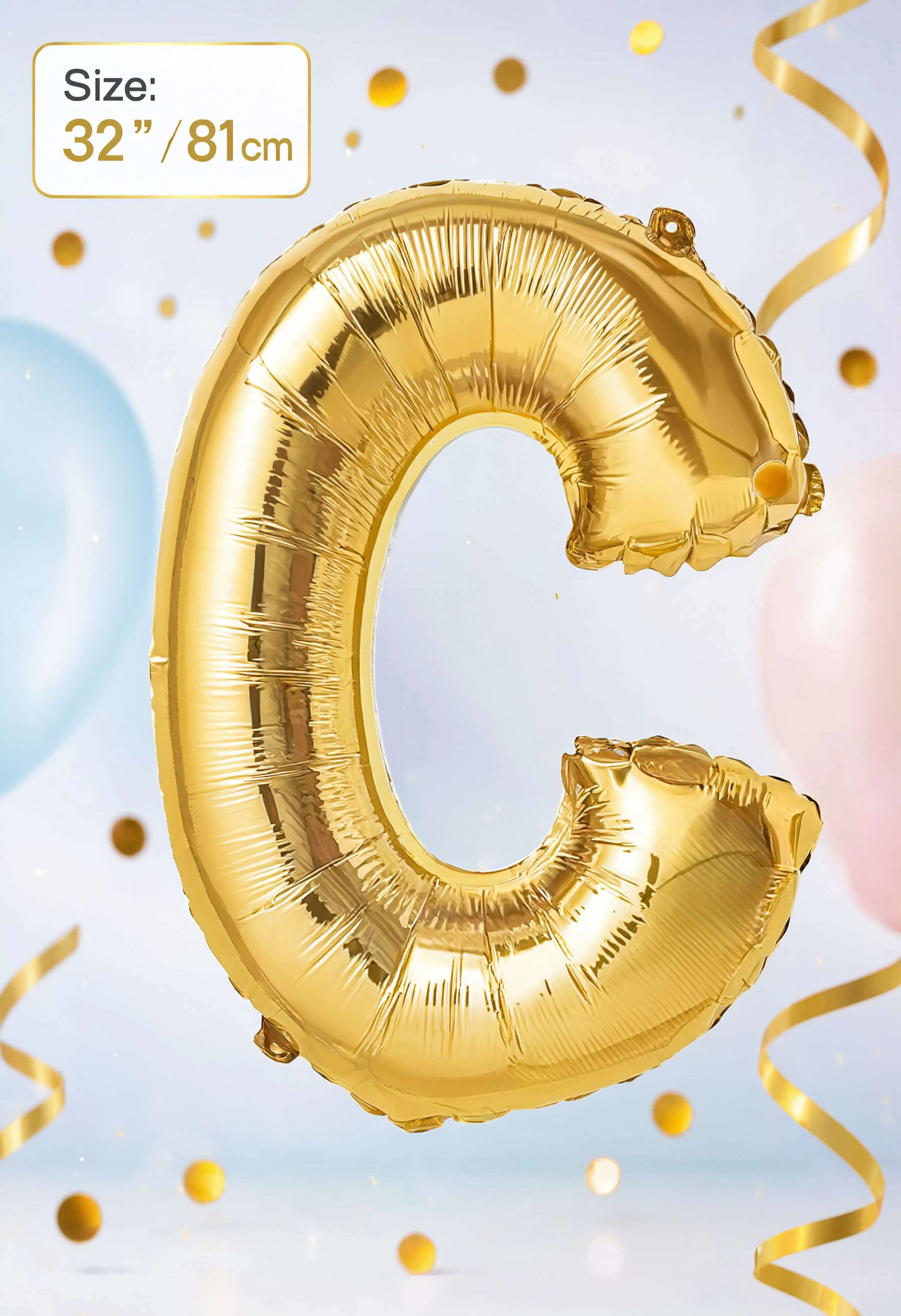 Letter C Foil Balloon 32