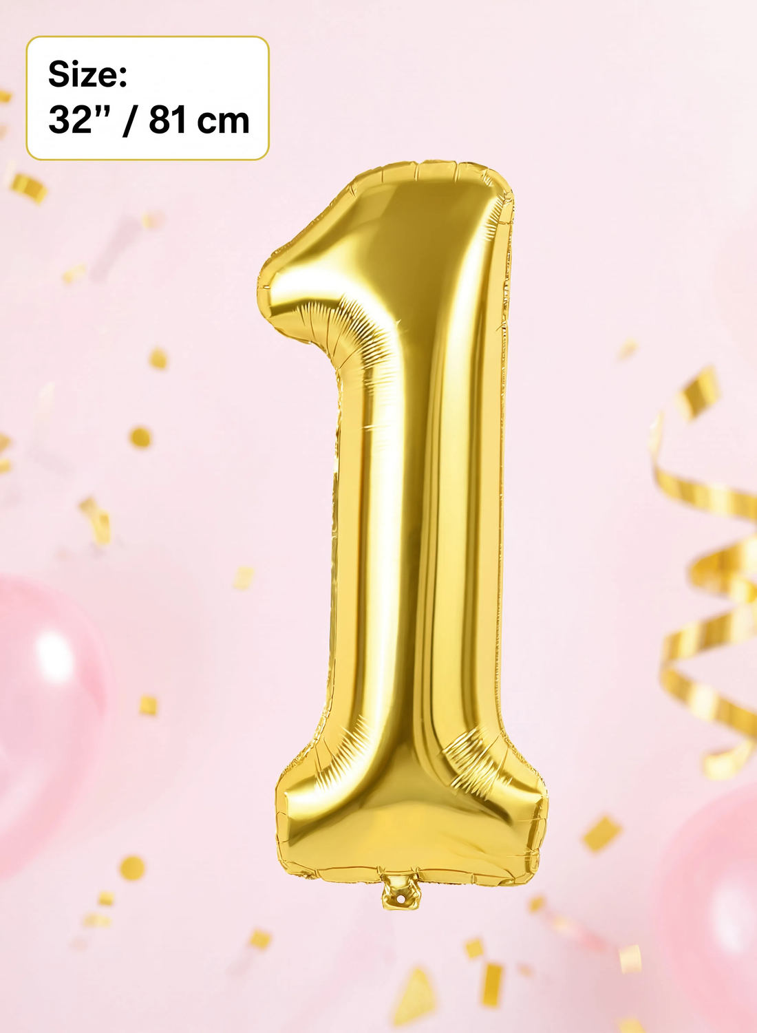 32 Inch Number 1 Foil Balloon