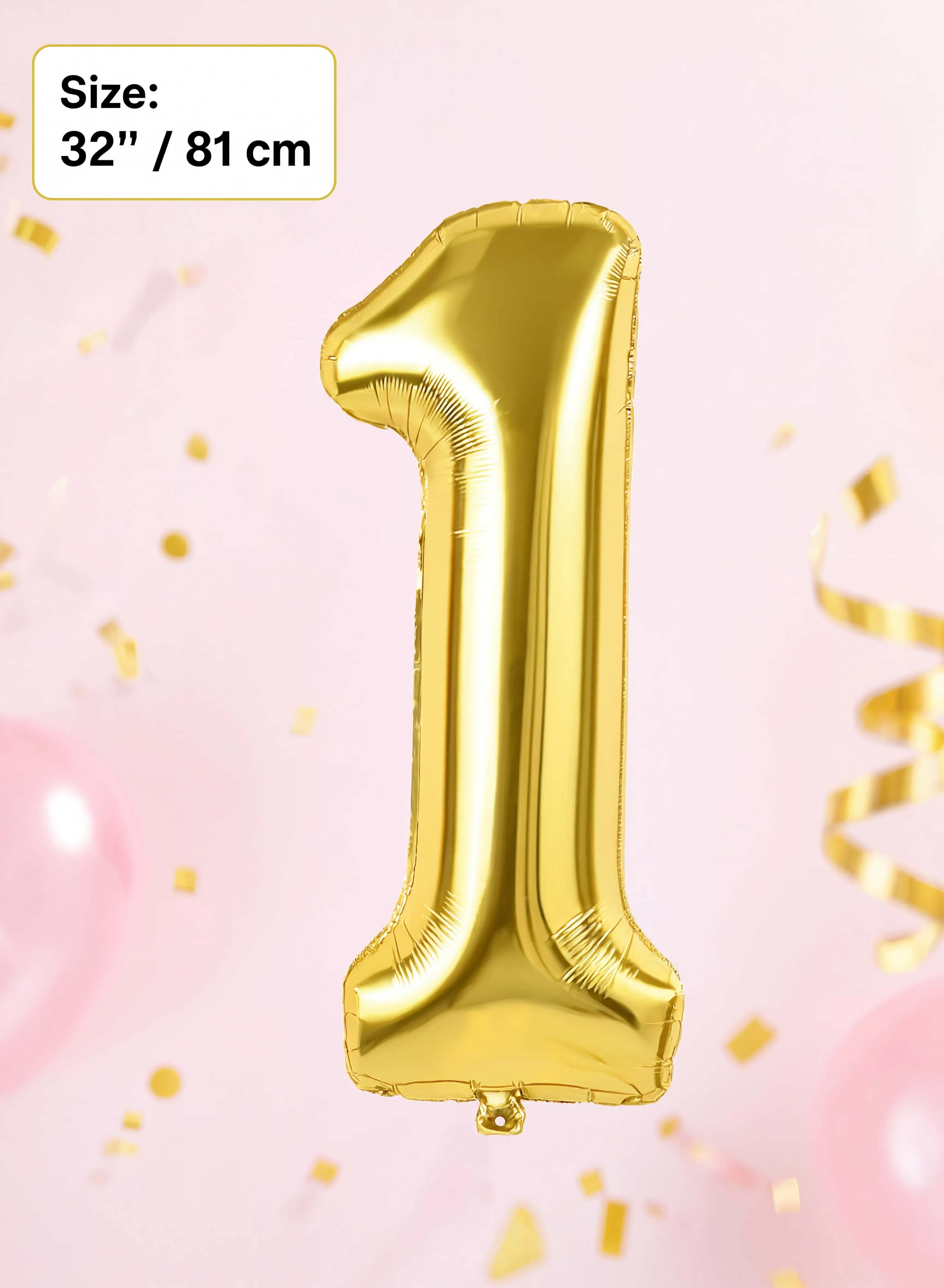 32 Inch Number 1 Foil Balloon