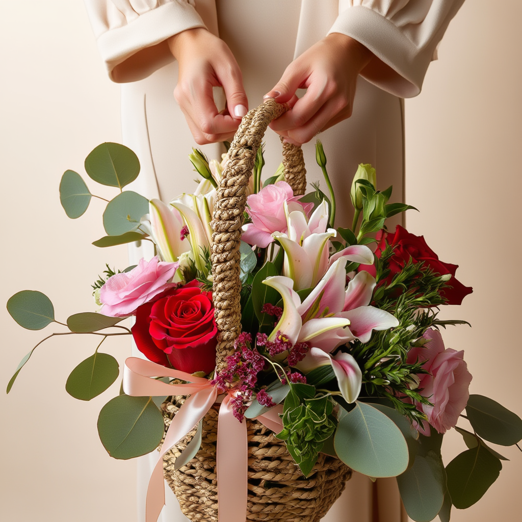 Compact beauty basket