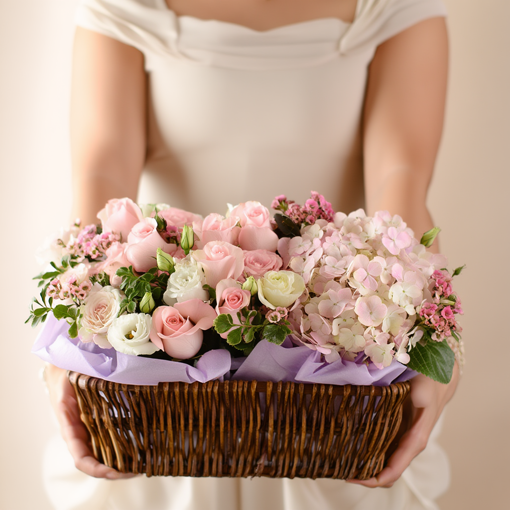 land of pastel basket