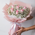 Bouquet of pink roses and baby&