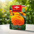 Agrimax Marigold Orange flower seed packet with vibrant orange blooms – Nura Flowers Dubai